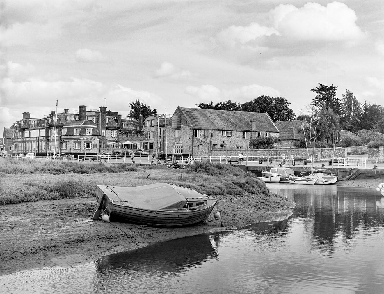 Exploring Blakeney Quay with Ilford FP4+ and Bronica ETRSi