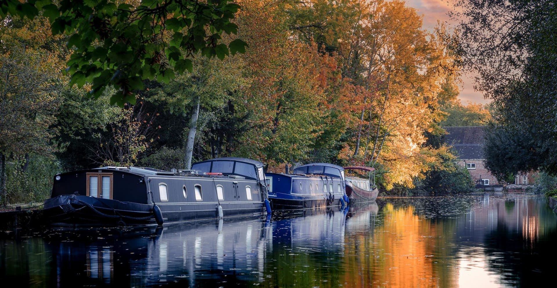 Newbury Autumn, canal photography